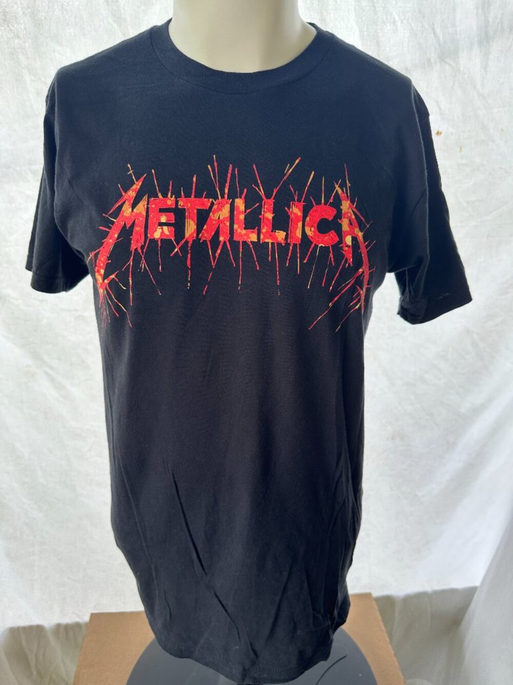 Metallica Master of Puppets Men's Black T Shirt Size Medium Disposable Heroes - Picture 2 of 3